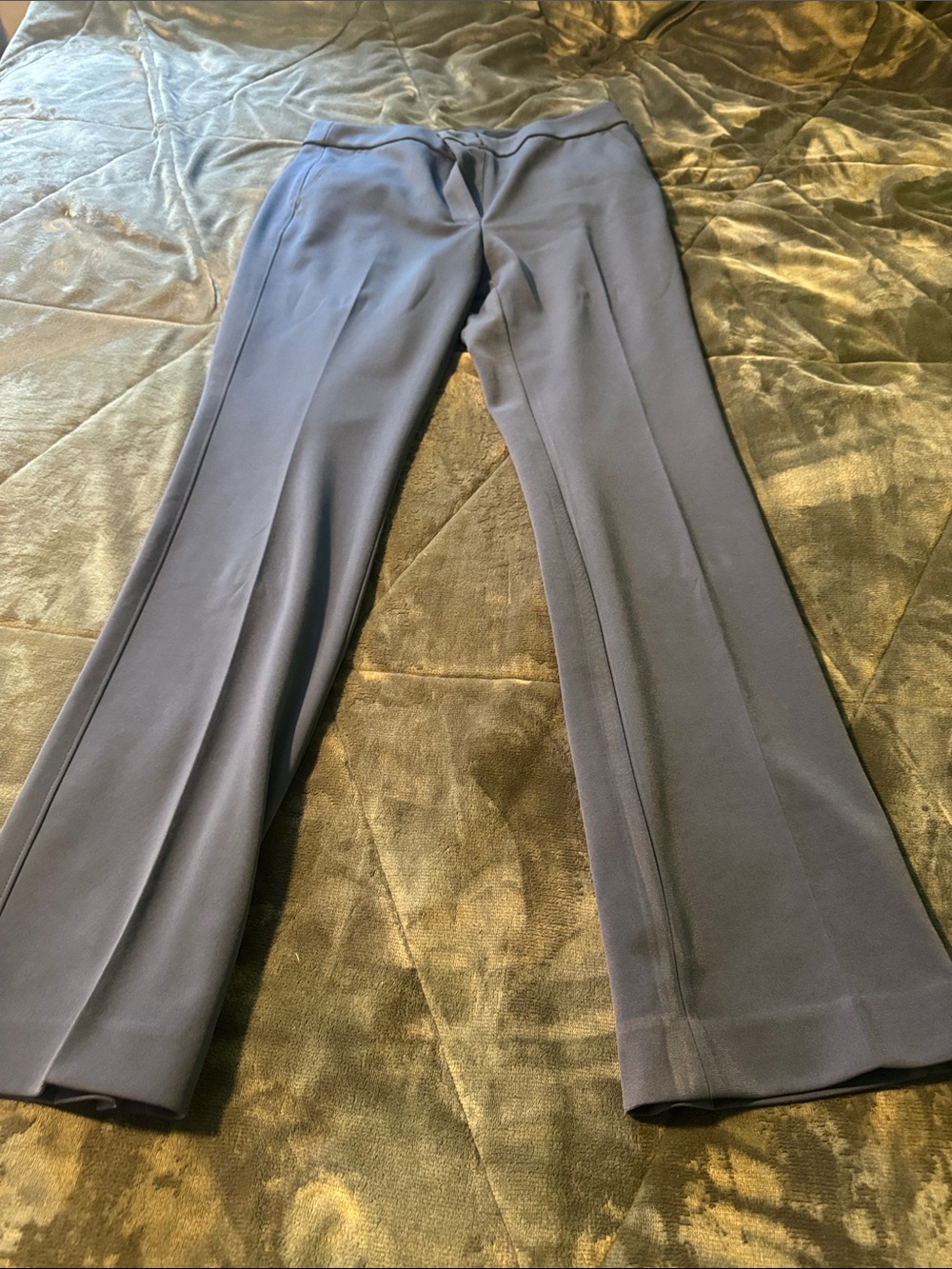 White House Black Market Navy Flare Dress Pants